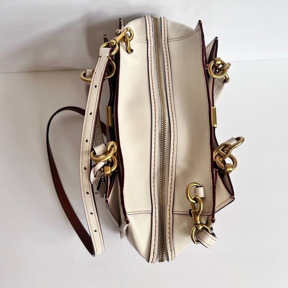 Coach Dreamer Chalk Signature Crossbody Tote Bag Style 54160 - Picture 7 of 16